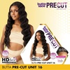 image:imageSensationnel Butta Lace Precut WigUnit 16 1 JETBLACK2 DARKBROWN