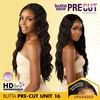 image:imageSensationnel Butta Lace Precut WigUnit 16 1 JETBLACK2 DARKBROWN