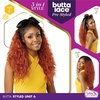 image:imageSensationnel Butta Lace Prestyled WigUnit 6 1 JETBLACKNATURALROOTSGINGER