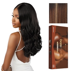 image:imageSensationnel Bare Lace FullLaceWigUnit 3 1 JETBLACKBALAYAGECARAMEL