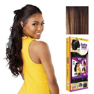 image:imageSensationnel Butta Lace Prestyled WigUnit 5 1 JETBLACKBALAYAGESUNKISSED