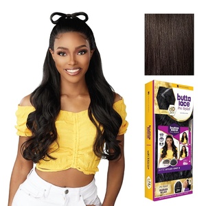 image:imageSensationnel Butta Lace Prestyled WigUnit 8 1 JETBLACK2 DARKBROWN