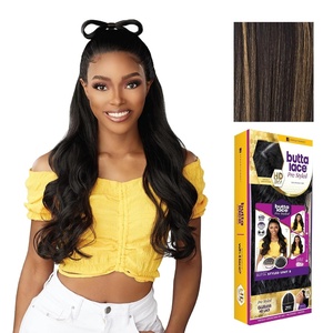 image:imageSensationnel Butta Lace Prestyled WigUnit 8 1 JETBLACKBALAYAGEGOLD