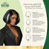 image:imageSensationnel Chicbob Lace FrontwigBob Unit 8 1 JETBLACKBALAYAGEPLATINUM