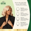 image:imageSensationnel Chicbob Lace FrontwigLob Unit 7 1 JETBLACKPEARLBLONDE