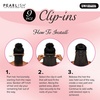 image:imageSensationnel Pearlish Clip inBurmese Curl18 inch NATURALNATURALBLACK