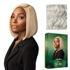 image:imageSensationnel Chicbob Lace FrontwigBob Unit 2 1 JETBLACKICYBLONDE