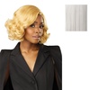 image:imageSensationnel Chicbob Lace FrontwigBob Unit 5 1 JETBLACKPLATINUMBLONDE