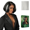 image:imageSensationnel Chicbob Lace FrontwigBob Unit 8 1 JETBLACKSILVERBLONDE