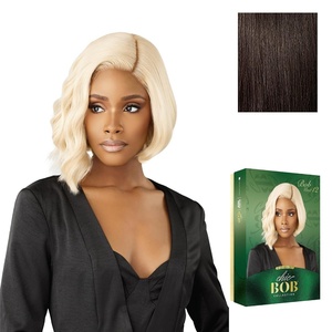 image:imageSensationnel Chicbob Lace FrontwigBob Unit 12 1 JETBLACK2 DARKBROWN