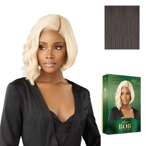 image:imageSensationnel Chicbob Lace FrontwigBob Unit 12 1 JETBLACKSMOKYRICHBROWN