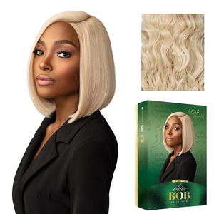 image:imageSensationnel Chicbob Lace FrontwigBob Unit 2 1 JETBLACKCHAMPAGNEBLONDE