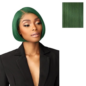 image:imageSensationnel Chicbob Lace FrontwigBob Unit 3 1 JETBLACKSAPPHIREGREEN