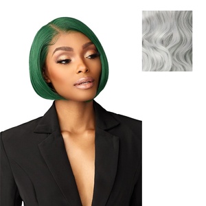 image:imageSensationnel Chicbob Lace FrontwigBob Unit 3 1 JETBLACKSILVERBLONDE