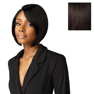 image:imageSensationnel Chicbob Lace FrontwigBob Unit 4 1 JETBLACK2 DARKBROWN