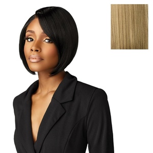 image:imageSensationnel Chicbob Lace FrontwigBob Unit 4 1 JETBLACKLIGHTGOLDENBLONDE