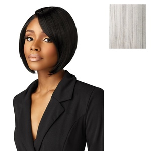 image:imageSensationnel Chicbob Lace FrontwigBob Unit 4 1 JETBLACKPLATINUMBLONDE