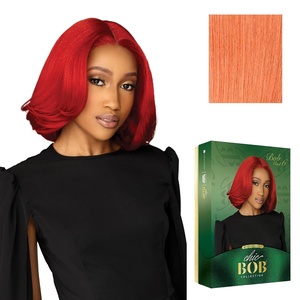 image:imageSensationnel Chicbob Lace FrontwigBob Unit 6 1 JETBLACKROSEGOLDCOPPER