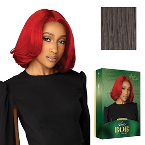 image:imageSensationnel Chicbob Lace FrontwigBob Unit 6 1 JETBLACKSMOKYRICHBROWN