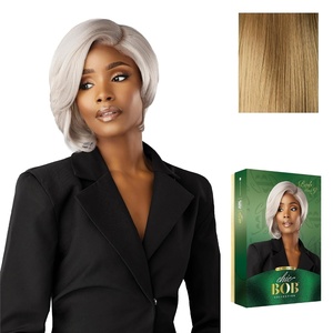 image:imageSensationnel Chicbob Lace FrontwigBob Unit 9 1 JETBLACKDIRTYBLONDE