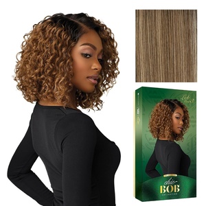 image:imageSensationnel Chicbob Lace FrontwigLob Unit 3 1 JETBLACKFLAMBOYAGESAND