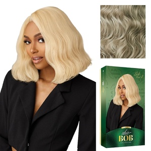 image:imageSensationnel Chicbob Lace FrontwigLob Unit 4 1 JETBLACKLIGHTASHBLONDE
