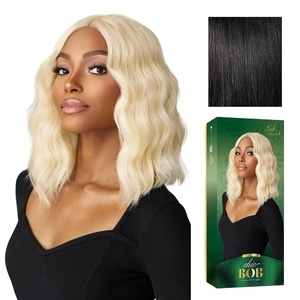 image:imageSensationnel Chicbob Lace FrontwigLob Unit 5 613 BLONDE1 JETBLACK