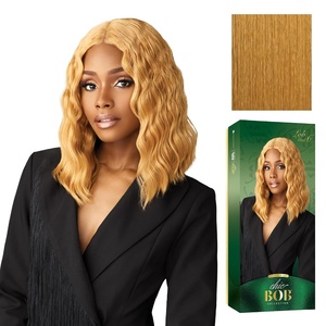 image:imageSensationnel Chicbob Lace FrontwigLob Unit 6 1 JETBLACKSUNFLOWERBLONDE