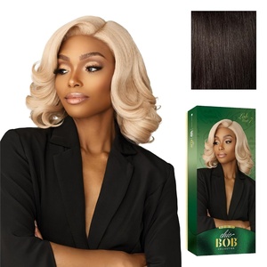 image:imageSensationnel Chicbob Lace FrontwigLob Unit 7 1 JETBLACK2 DARKBROWN