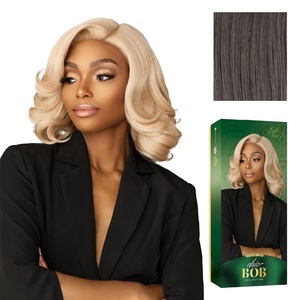 image:imageSensationnel Chicbob Lace FrontwigLob Unit 7 1 JETBLACKSMOKYRICHBROWN