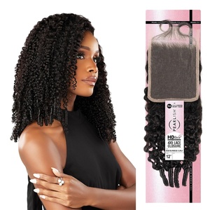 image:imageSensationnel Pearlish Bundle 4x5 ClosureRaw Burmese Curly12 inch NATURALNATURAL