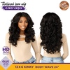image:imageSensationnel CKCO Kinkyedges WigKinky Body Wave 24 Inch 1 JETBLACK1 JETBLACK