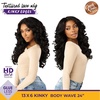image:imageSensationnel CKCO Kinkyedges WigKinky Body Wave 24 Inch 1 JETBLACK1 JETBLACK