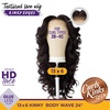 image:imageSensationnel CKCO Kinkyedges WigKinky Body Wave 24 Inch 1 JETBLACKLIGHTASHBROWN