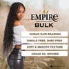 image:imageSensationnel Empire Bulk BraidingIsland Curl14 inch 1 JETBLACKBG BURGUNDY