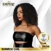 image:imageSensationnel Empire Curly Human HairBurmese Curl1pk 10in 1 JETBLACK1 JETBLACK