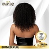 image:imageSensationnel Empire Curly Human HairBurmese Curl1pk 10in 1 JETBLACKS1B27
