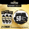 image:imageSensationnel Empire Feather Crochet BraidsLoose Crimp10in 1 JETBLACK30 LIGHTAUBURN