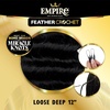 image:imageSensationnel Empire Feather Crochet BraidsLoose Deep12in 1 JETBLACKS27613