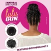 image:imageSensationnel Lulu Bun HairextensionsBoho Unit 11 JETBLACK1 JETBLACK