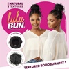 image:imageSensationnel Lulu Bun HairextensionsBoho Unit 11 JETBLACKF1B33