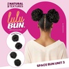 image:imageSensationnel Lulu Bun HairextensionsSpace Buns Unit 31 JETBLACK2 DARKBROWN