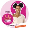 image:imageSensationnel Lulu Bun HairextensionsSpace Buns Unit 31 JETBLACKF1B30