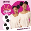 image:imageSensationnel Lulu Bun HairextensionsSpace Buns Unit 31 JETBLACKF1B33