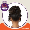 image:imageSensationnel Lulu Bun Updo HairextensionsUnit 111 JETBLACKF1B30