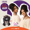 image:imageSensationnel Lulu Bun Updo HairextensionsUnit 111 JETBLACKF1B30