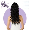 image:imageSensationnel Lulu Pony Ponytail DrawstringAlina 1 JETBLACKT227