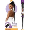 image:imageSensationnel Lulu Pony Wrap Hairextensions11 JETBLACK1B OFFBLACK
