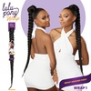 image:imageSensationnel Lulu Pony Wrap Hairextensions11 JETBLACK2 DARKBROWN