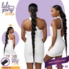 image:imageSensationnel Lulu Pony Wrap Hairextensions121 JETBLACKSM2BG